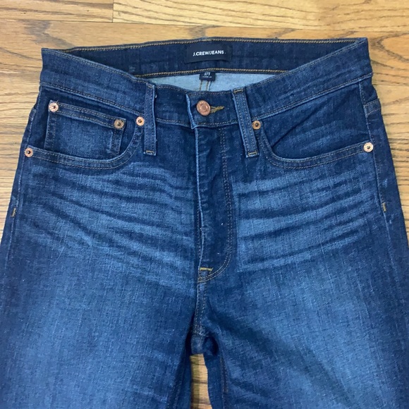 J. Crew High Rise Billie Denim Boot Crop sz: 27 - Picture 3 of 8